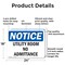 Signmission Utility Room No Admittance OSHA Notice Sign, Aluminum, 24in W x 18in L, 2PK OS-2PACK-NS-A-1824-L-18846 - alternate 7